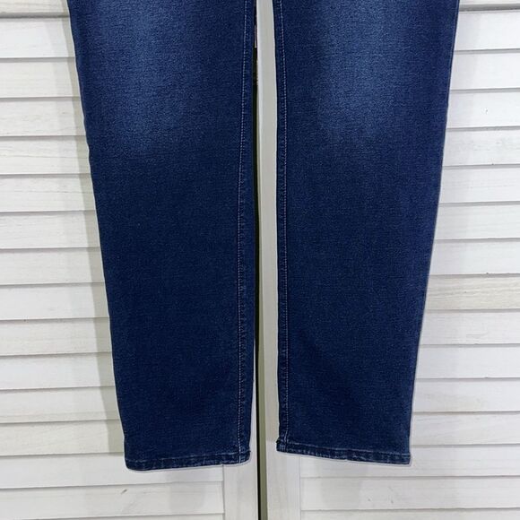Zenergy By Chico's Knit Blue Denim Pants Size 1 (8) Full Length - Picture 5 of 12